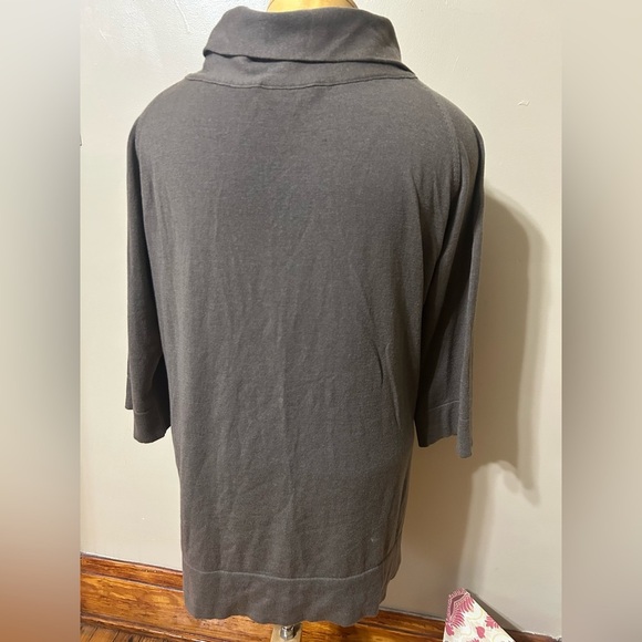 CIVIDINI 100% Cashmere Quite Luxury Minimalist Brown Women's Sweater XL/48 - Picture 5 of 11